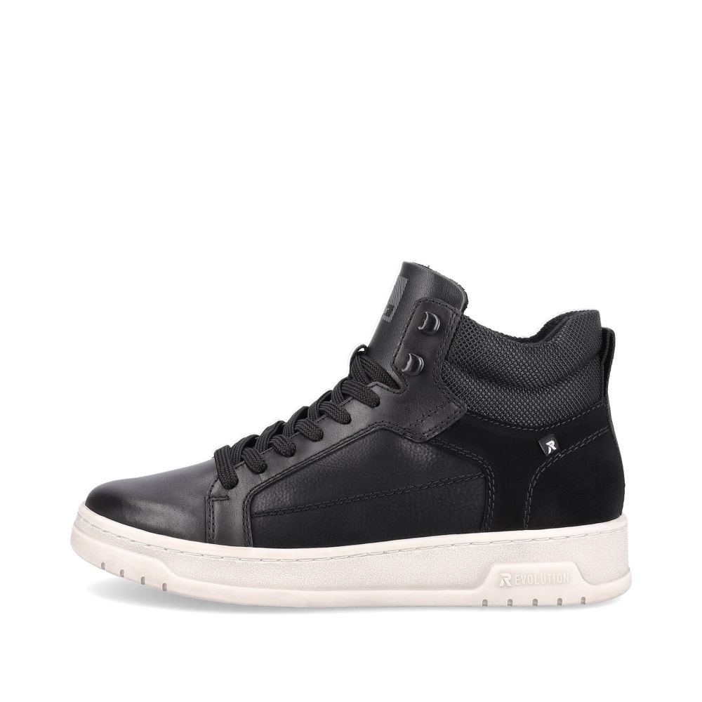Rieker Evolution Men's Sneakers High Steel Black