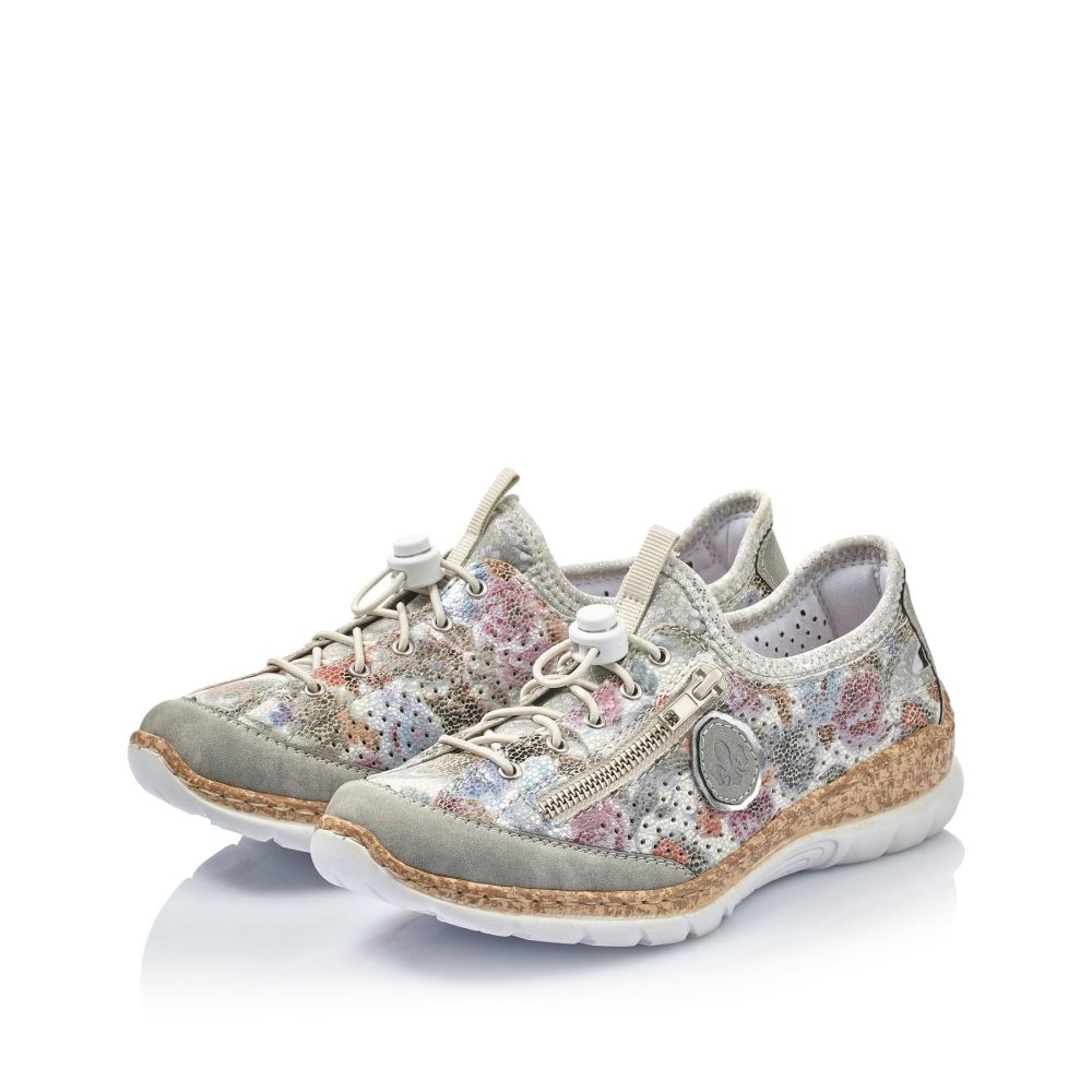 Rieker Women's Slippersbeige-Multi