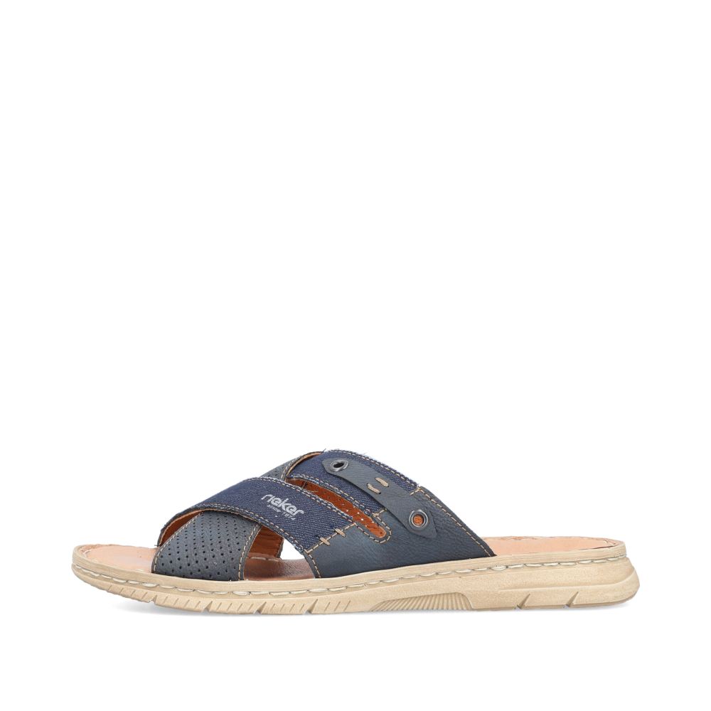 Rieker Men's Mules - Navy Blue