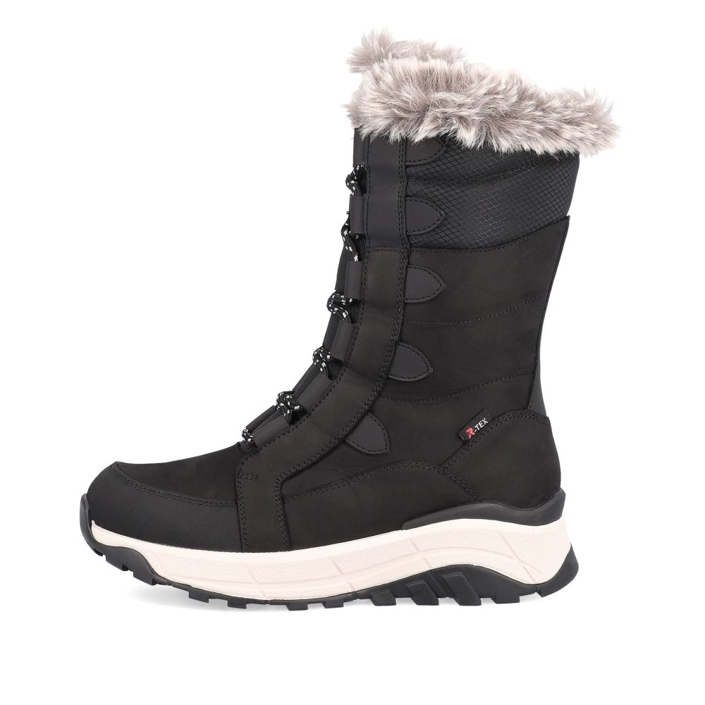 Rieker Evolution Women's Lace-Up Boots Nightblack