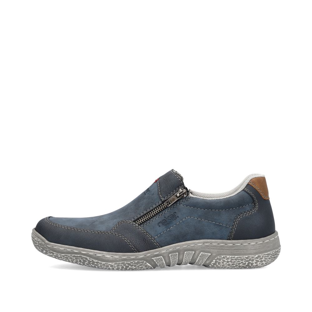 Rieker Men's Slippers - Blue-Gray