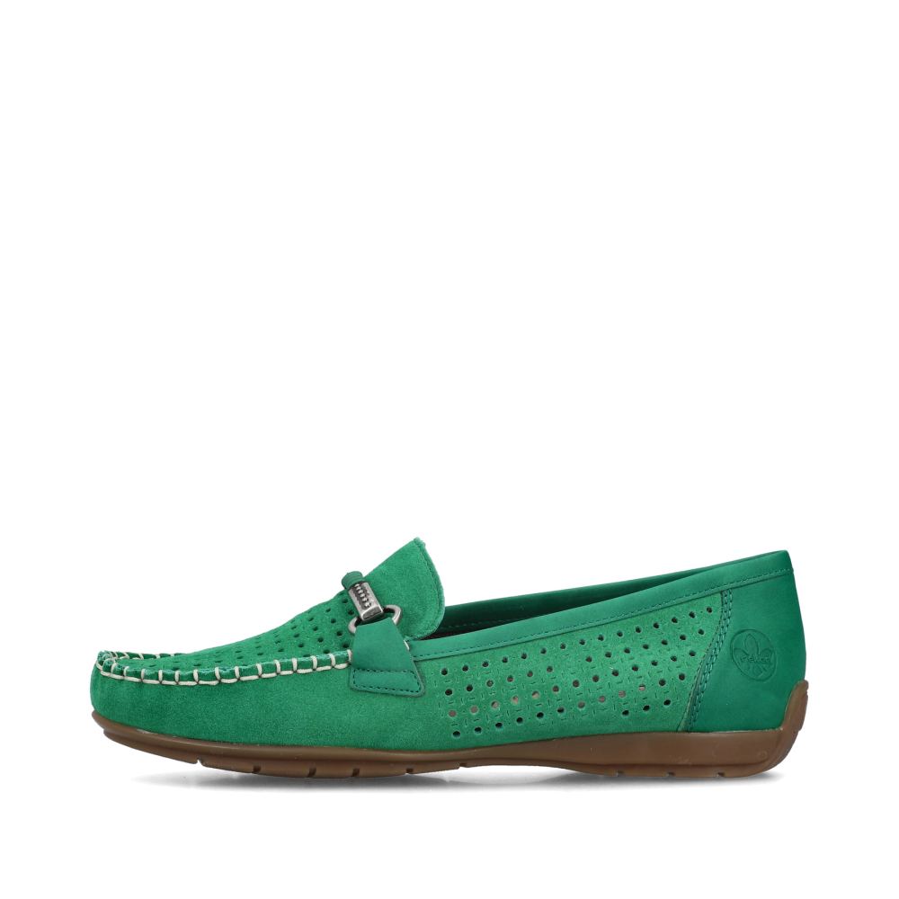 Rieker Women's Loafers - Grass Green