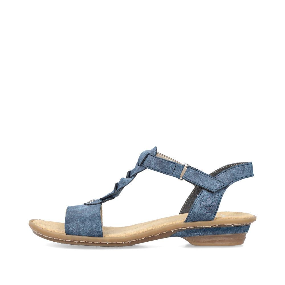 Rieker Women's Strappy Sandals - Pacific Blue