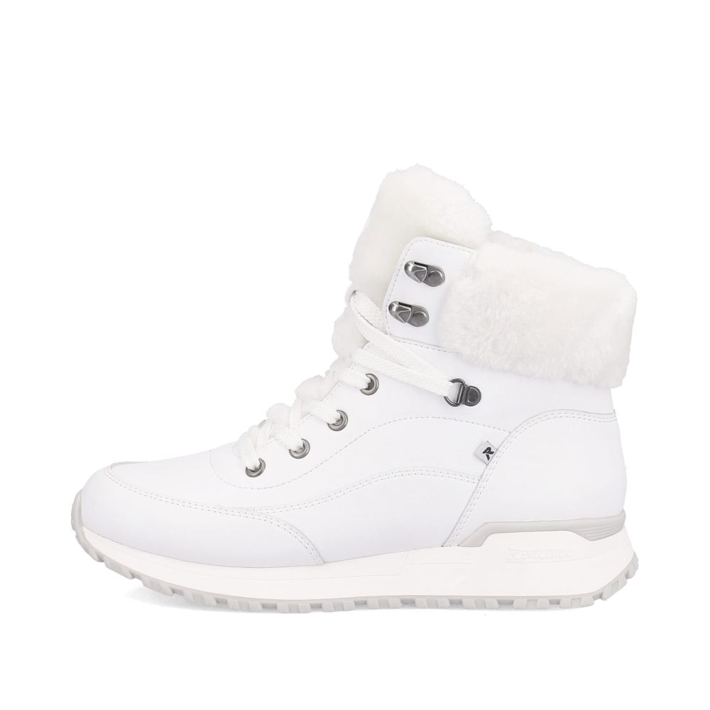 Rieker Evolution Women's Lace-Up Boots - Crystal White