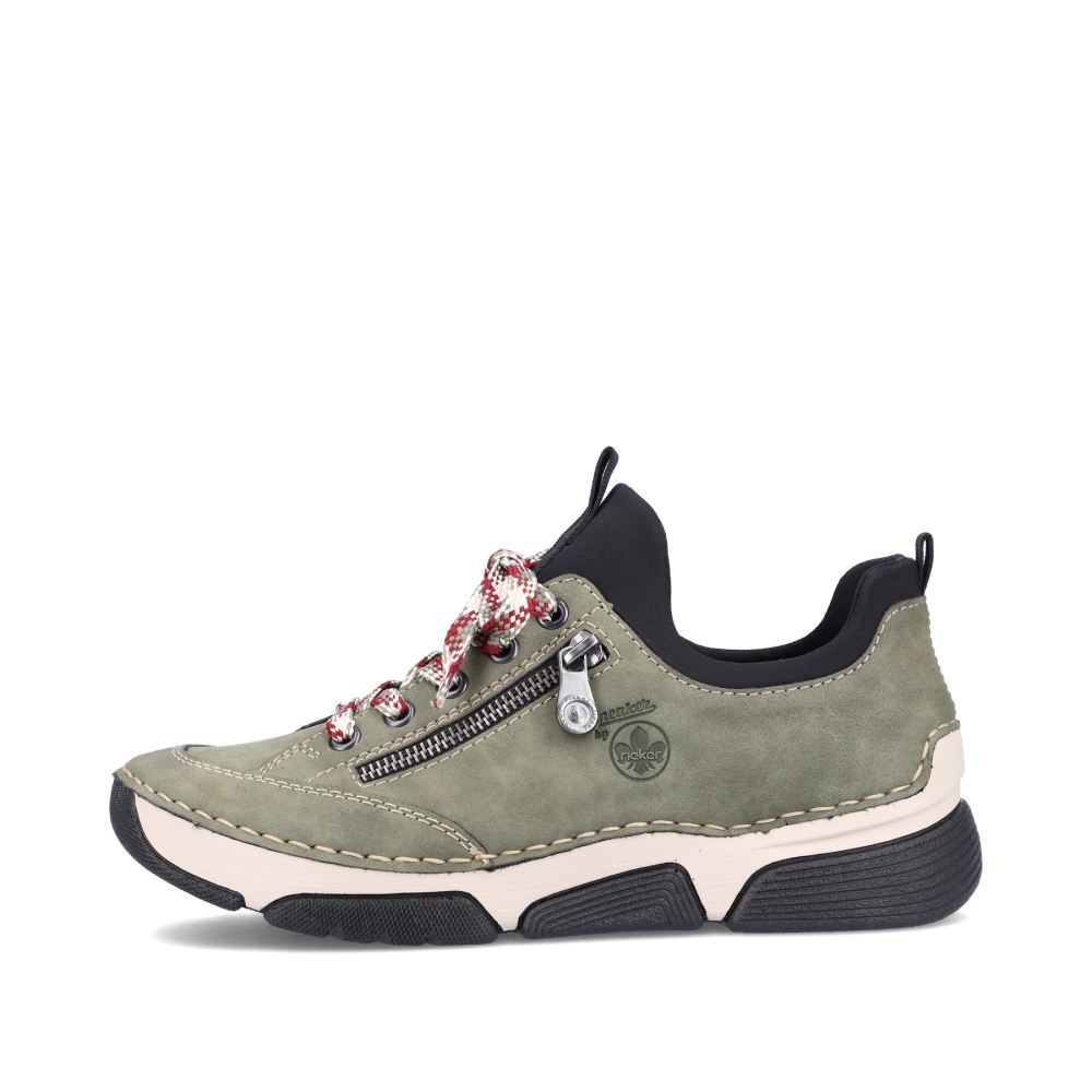 Rieker Women's Slippers - Khaki Green