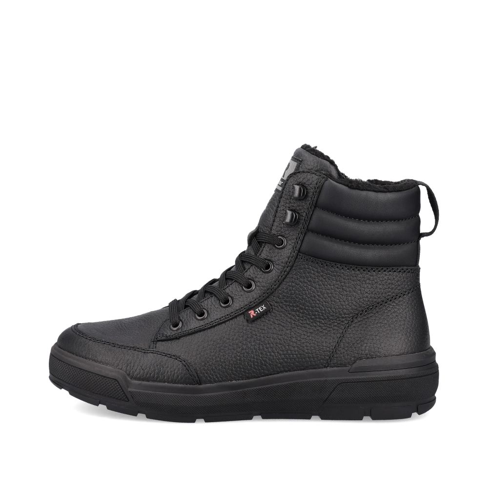 Rieker Evolution Men's High-Top Sneakers Midnight Black
