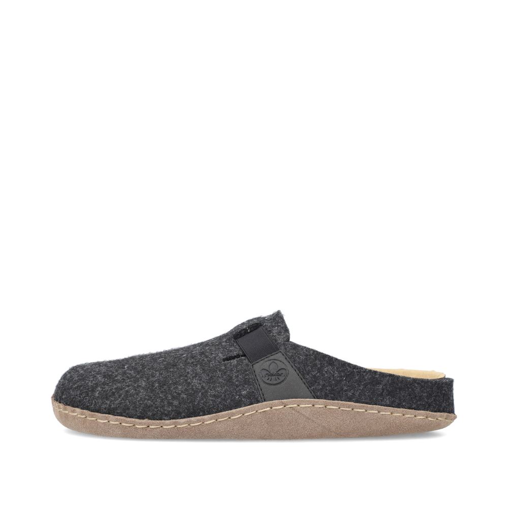 Rieker Women's Clogs Asphalt Black