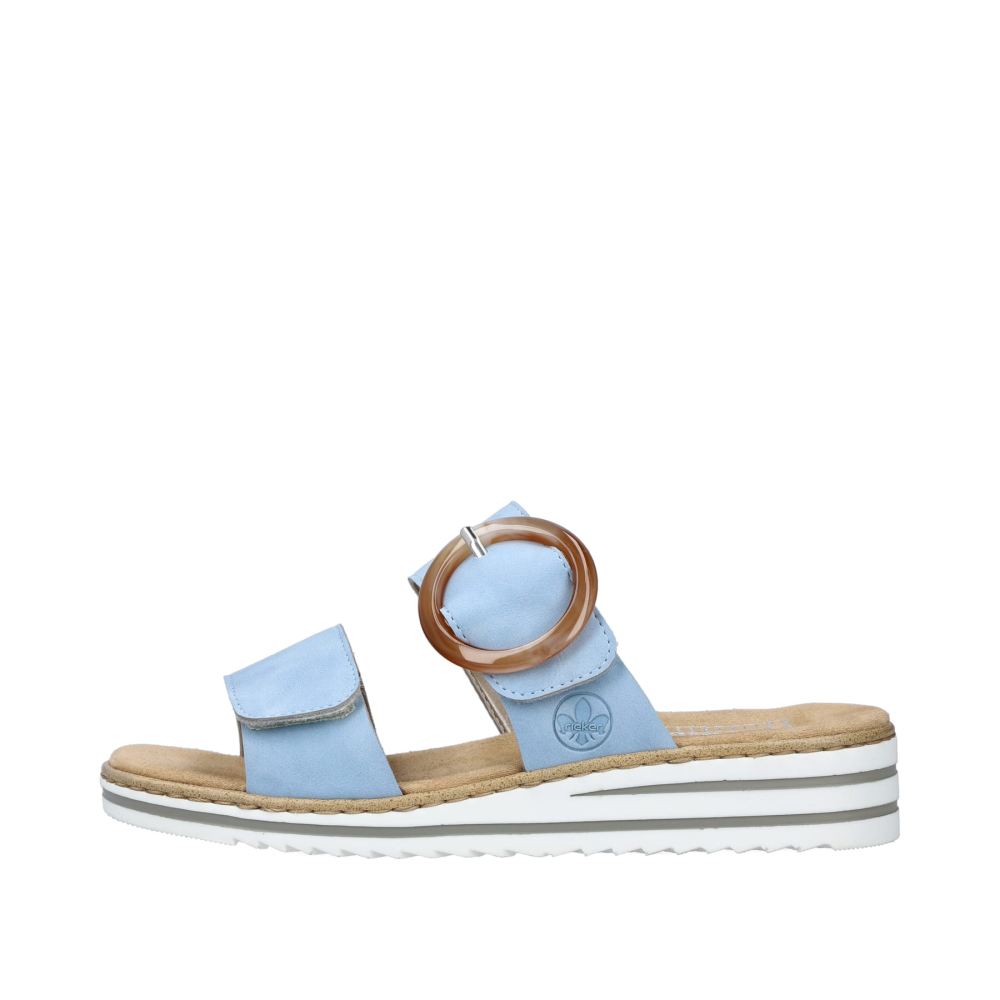 Rieker Women's Mules - Sky Blue