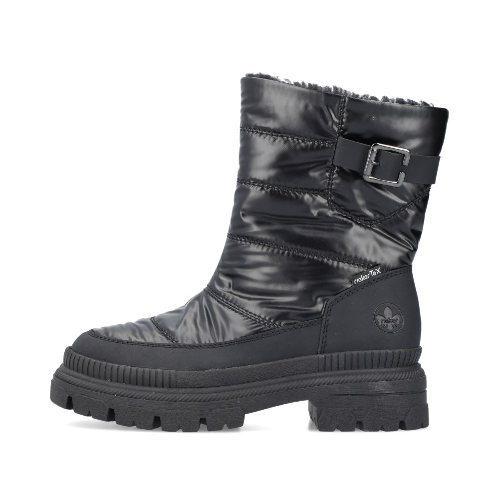 Rieker Women's Ankle Bootsglossy Black