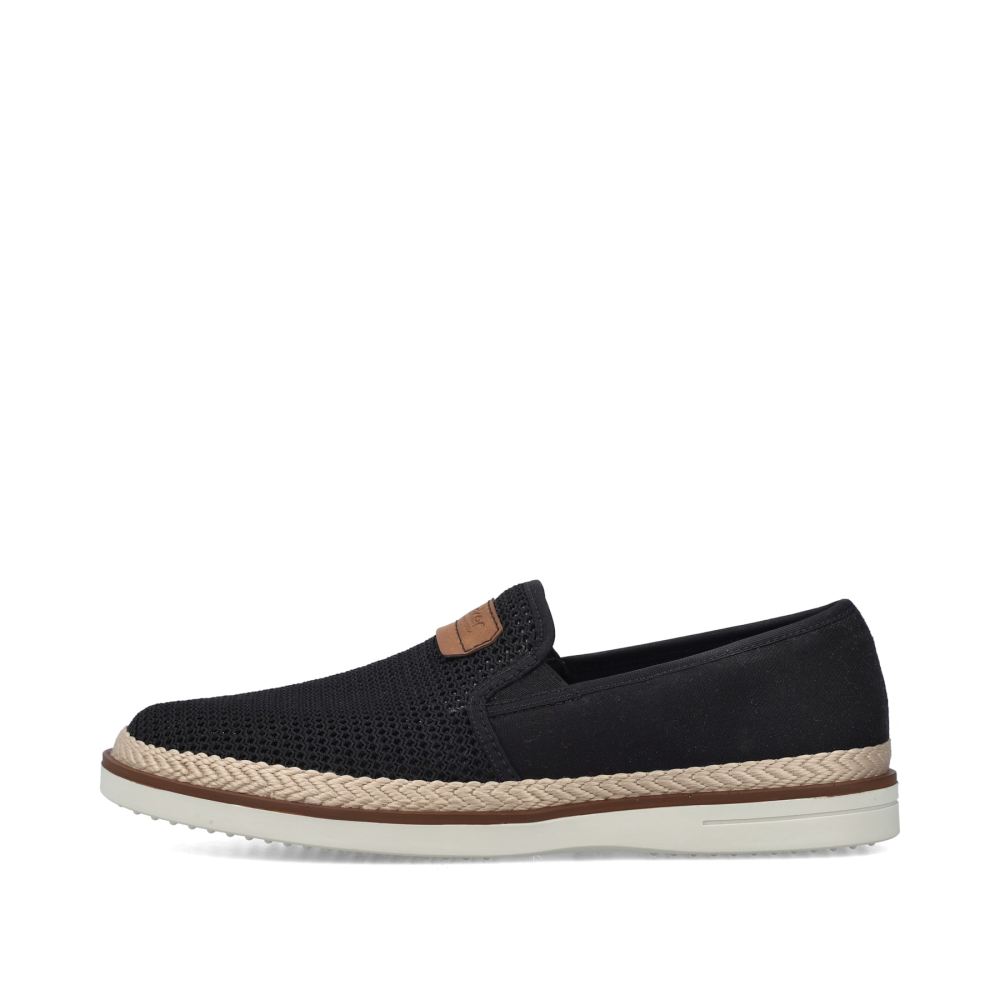 Rieker Men's Slippers - Night Black