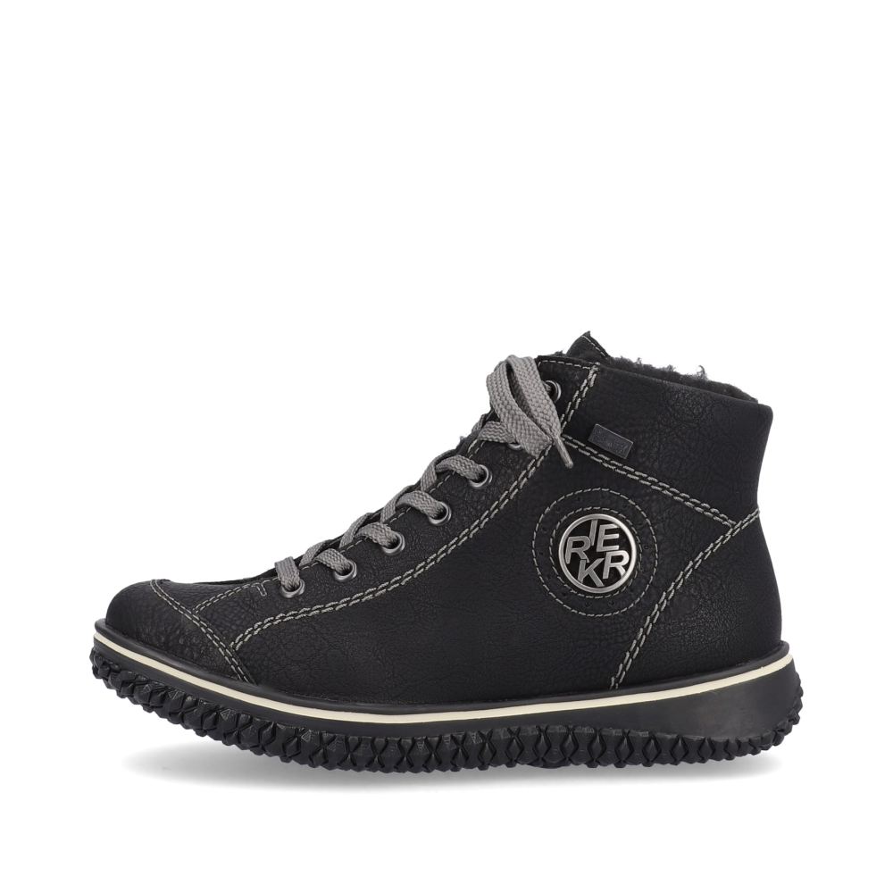 Rieker Women's Short Boots - Night Black