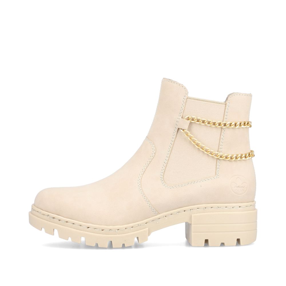 Rieker Women's Chelsea Boots Light Beige