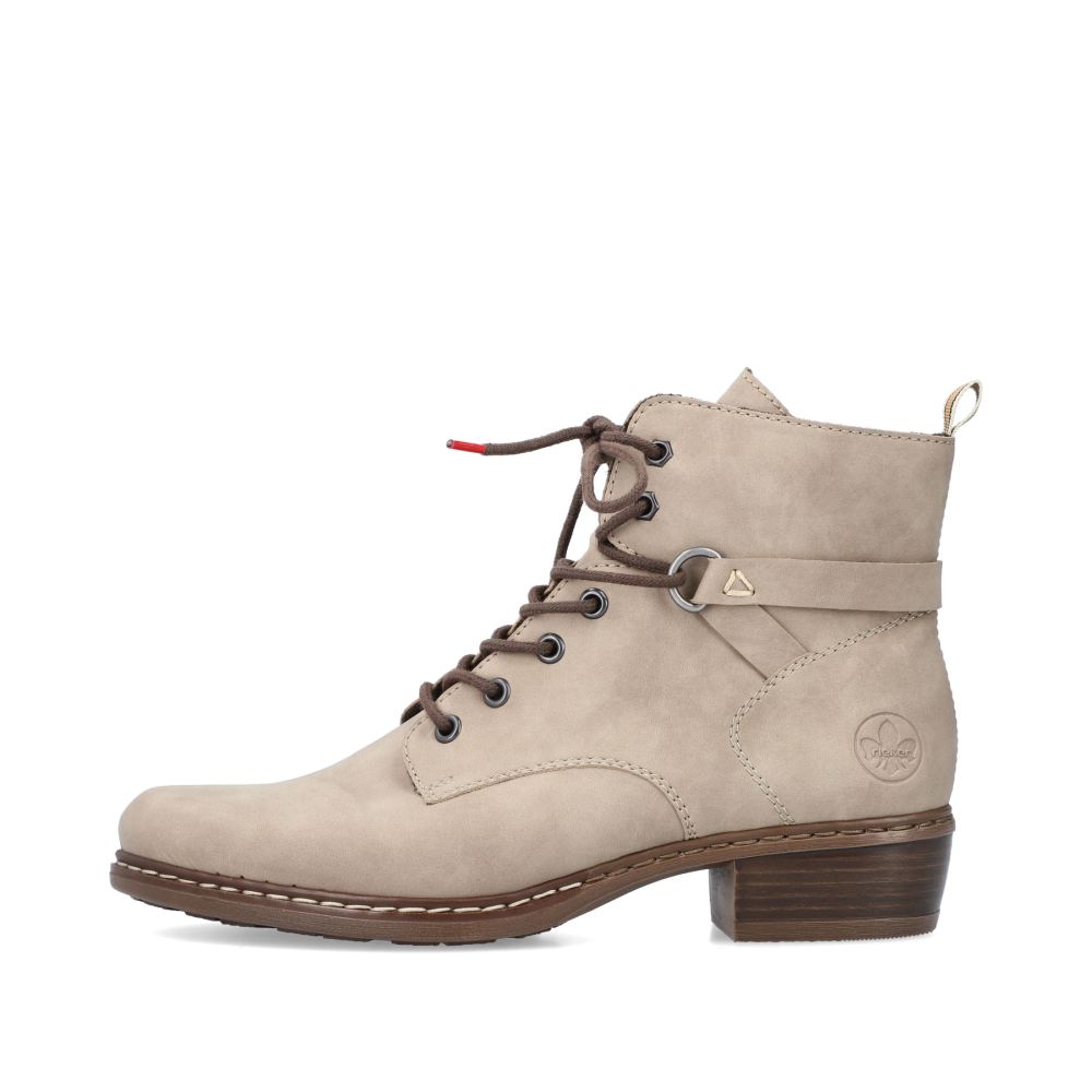 Rieker Women's Ankle Boots Light Beige