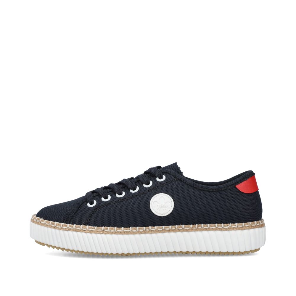 Rieker Women's Low Sneakers - Steel Blue