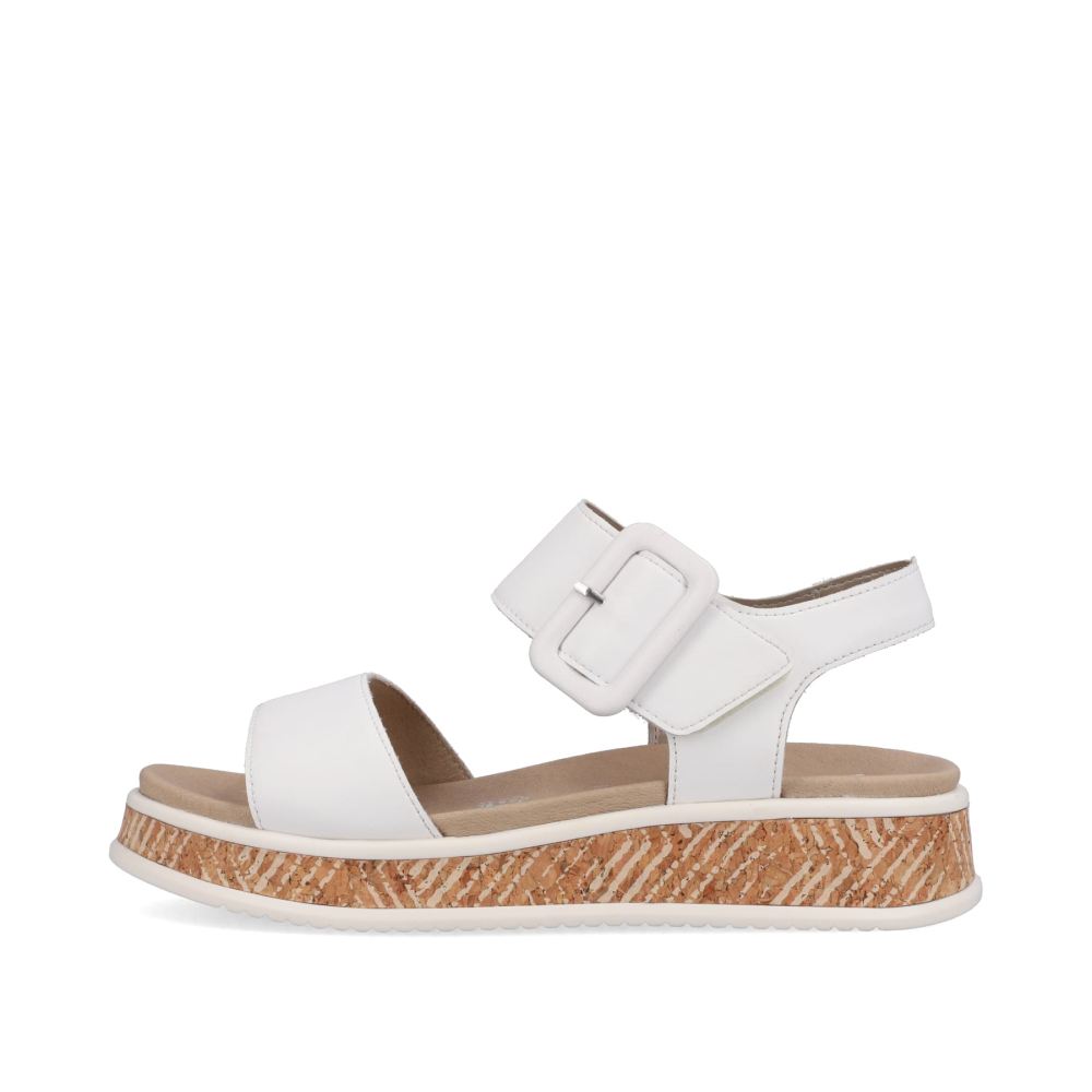 Rieker Evolution Women's Strappy Sandals - Brilliantwhite