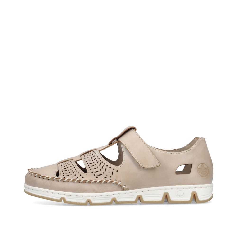 Rieker Women's Slippers Brown-Beige