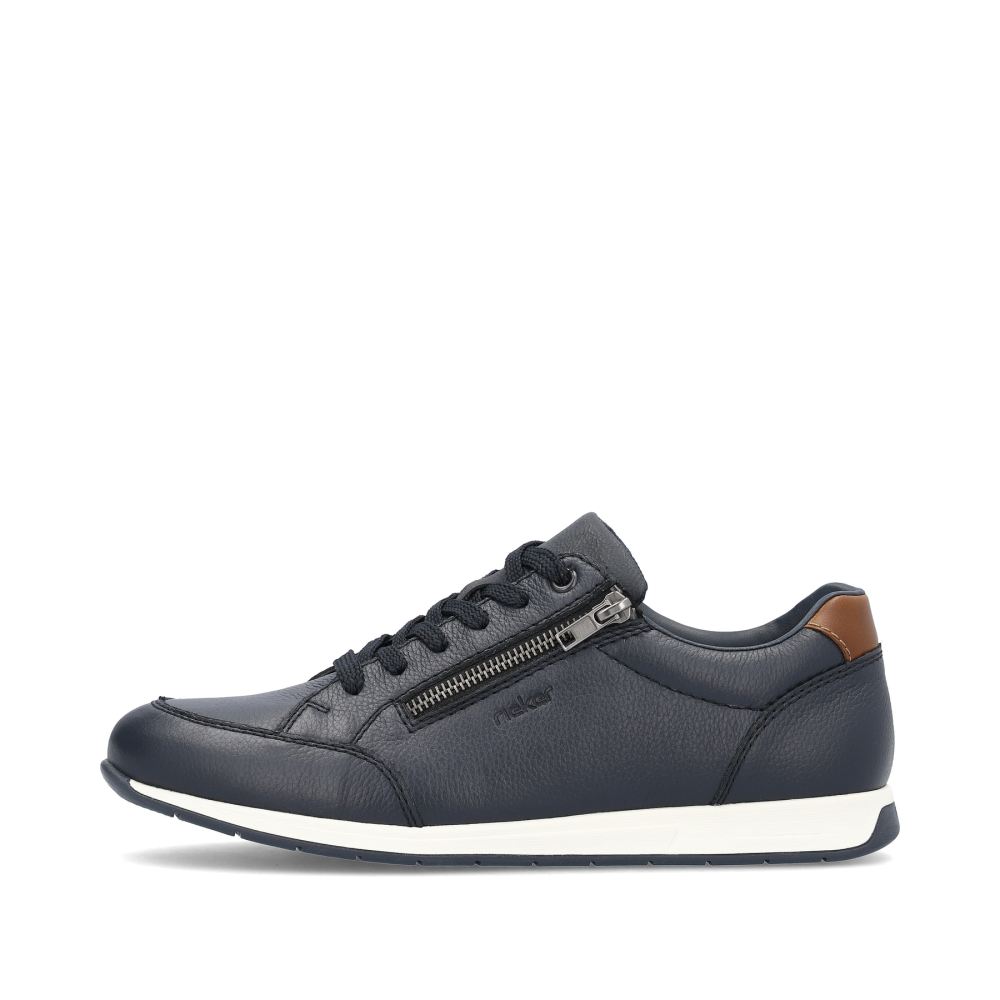Rieker Men's Low-Top Sneakers - Steel Blue