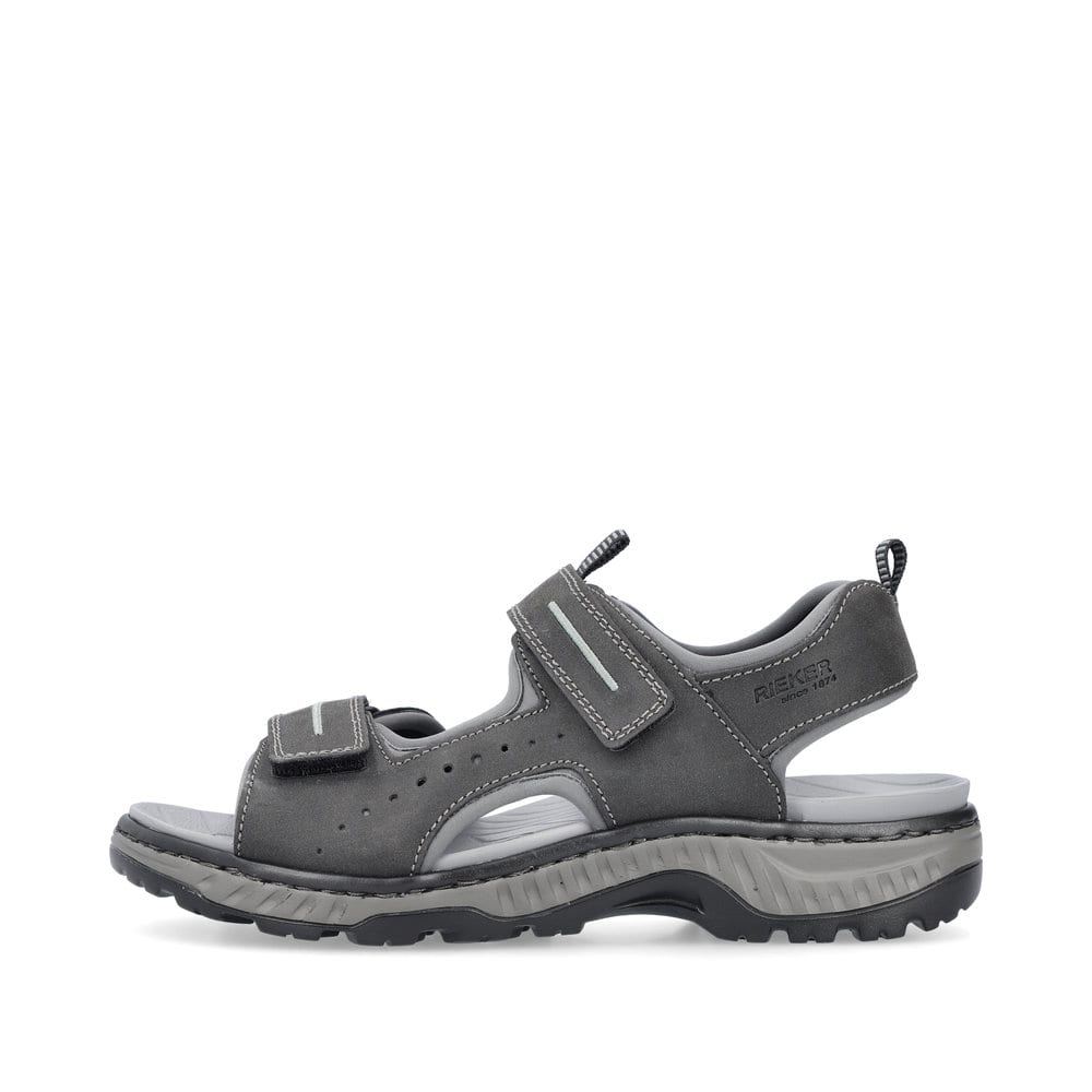 Rieker Men's Trekking Sandals - Moon Grey