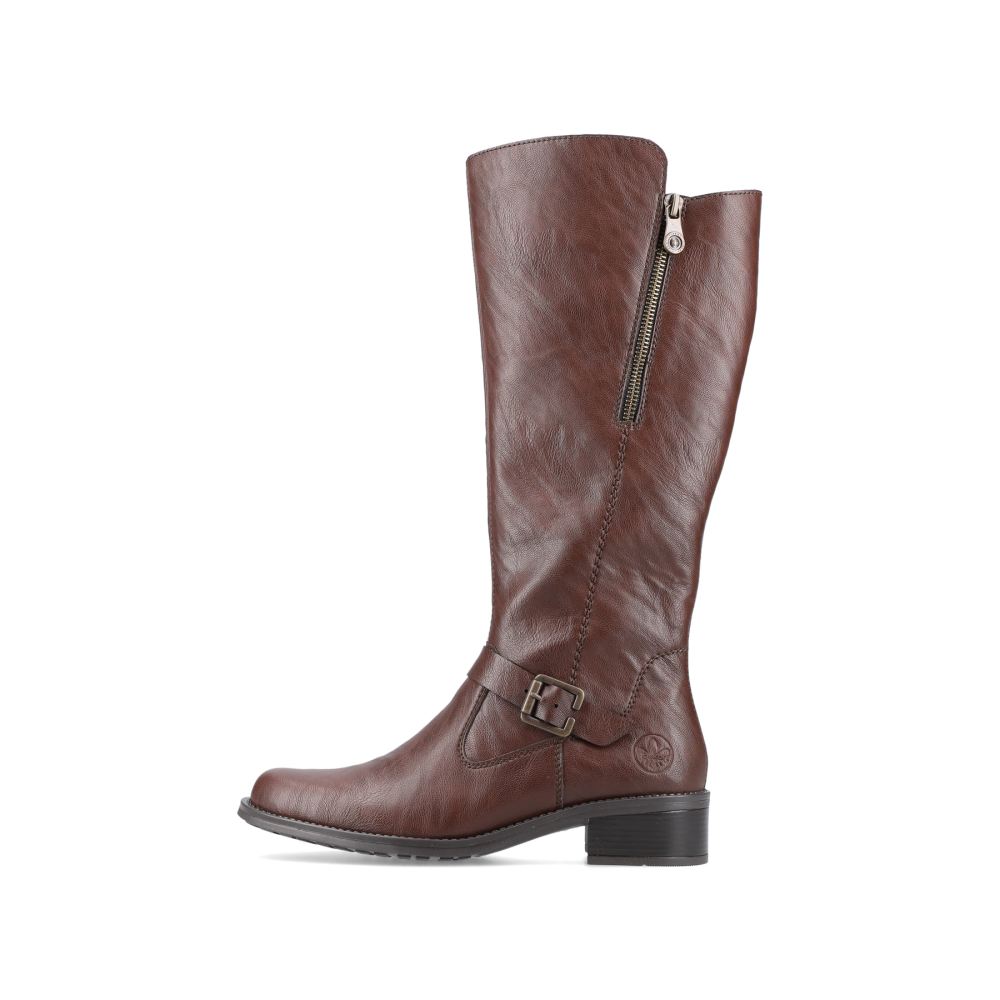 Rieker Women's High Shaft Boots - Coffee Brown