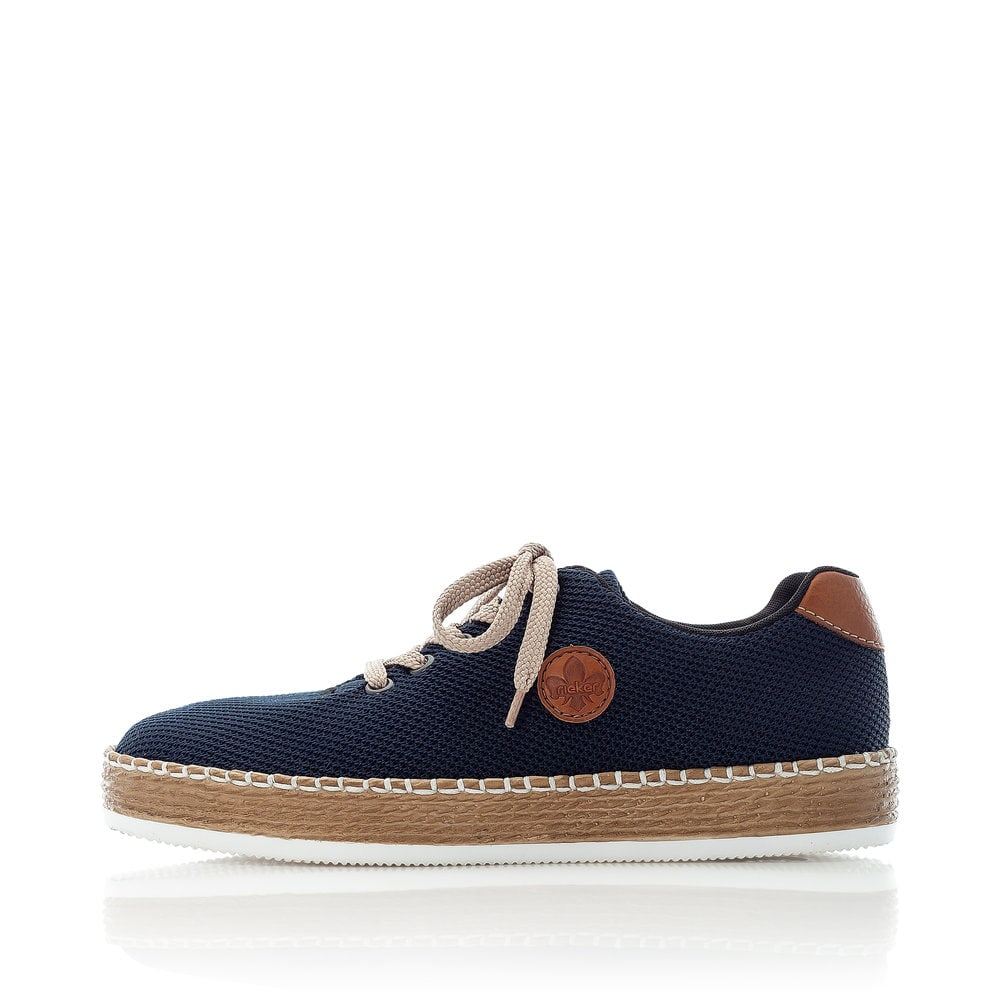 Rieker Women's Lace-Up Shoes Navy Blue