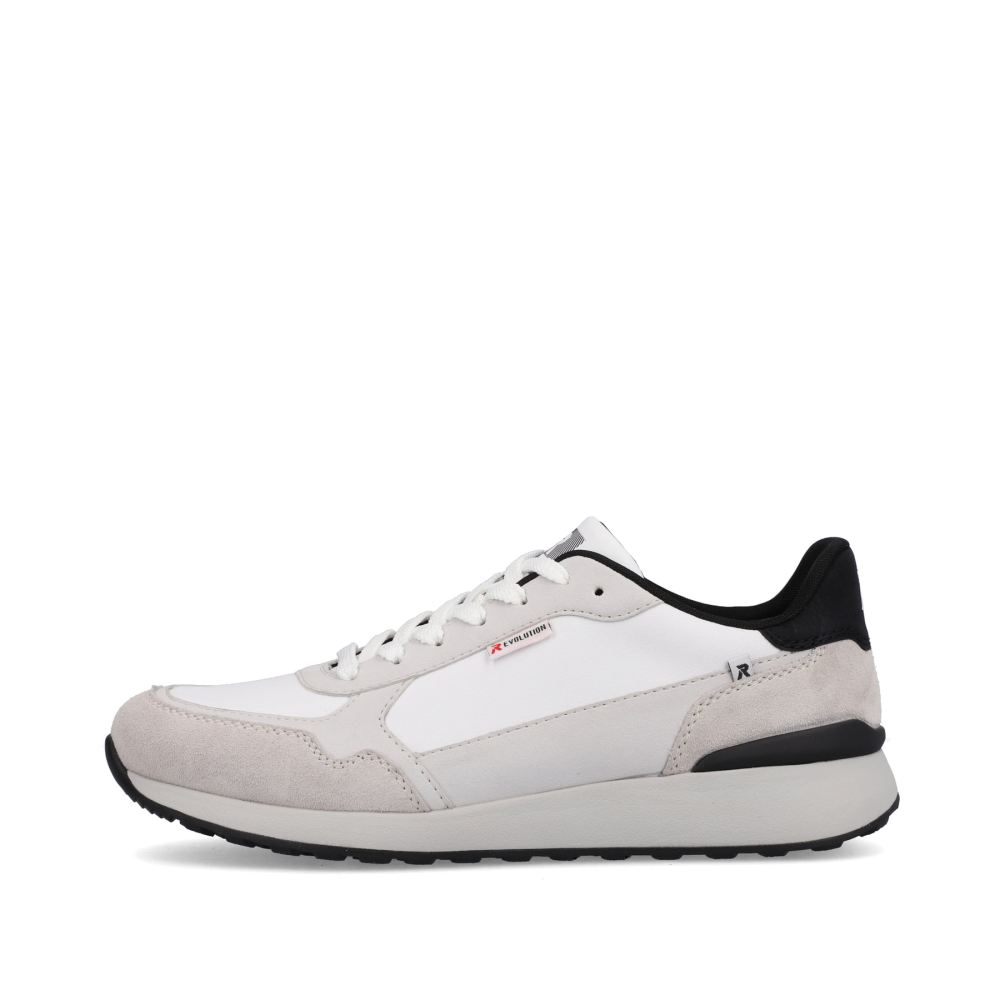 Rieker Evolution Men's Low Sneakers Pearl-White Grey