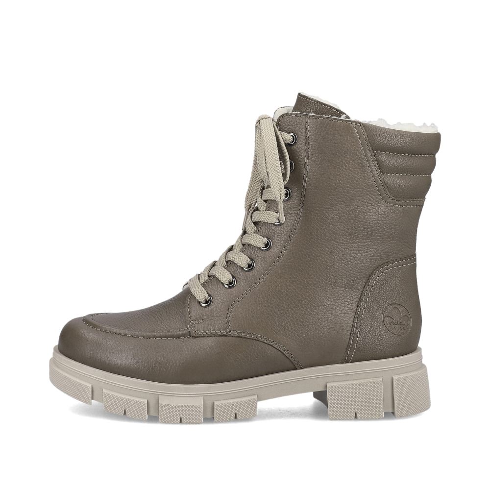 Rieker Women's Biker Boots Granite Gray