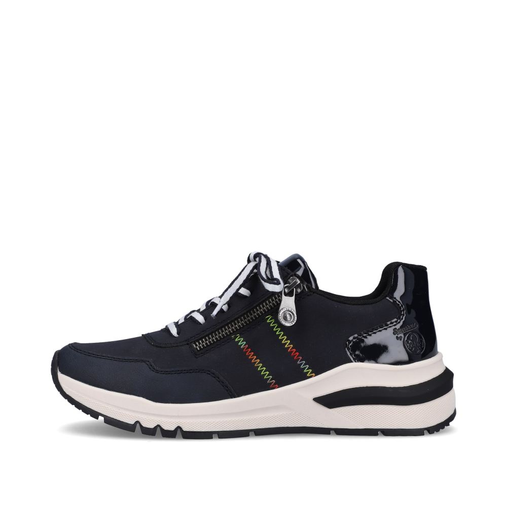 Rieker Women's Low Sneakers Navy Blue