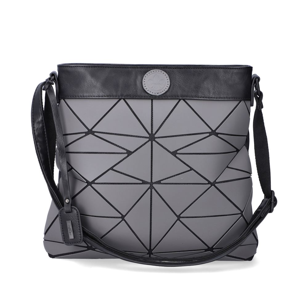 Rieker Women's Handbag - Asphalt Gray-Black