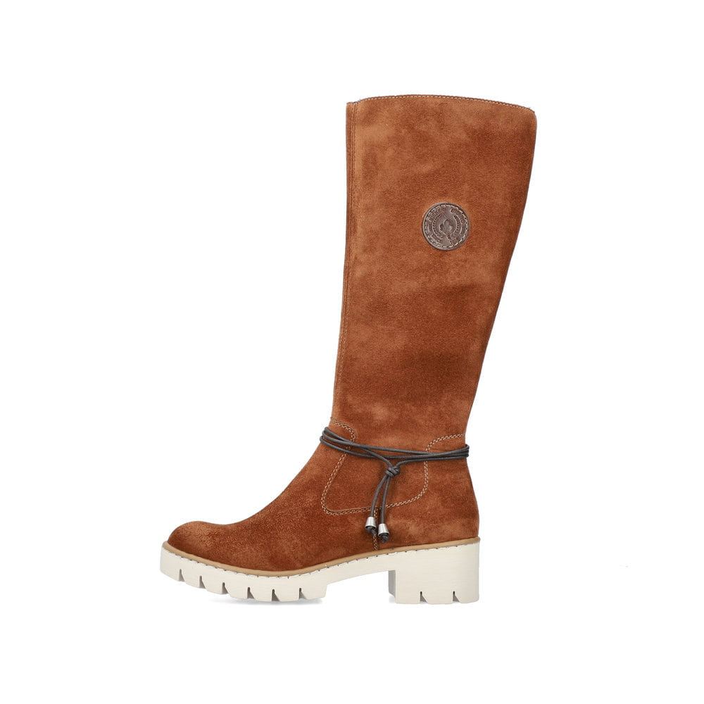 Rieker Women's High-Shaft Boots - Chestnut Brown