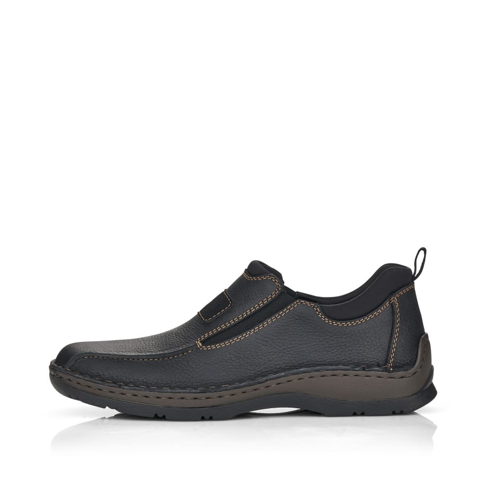 Rieker Men's Slippers - Deep Black