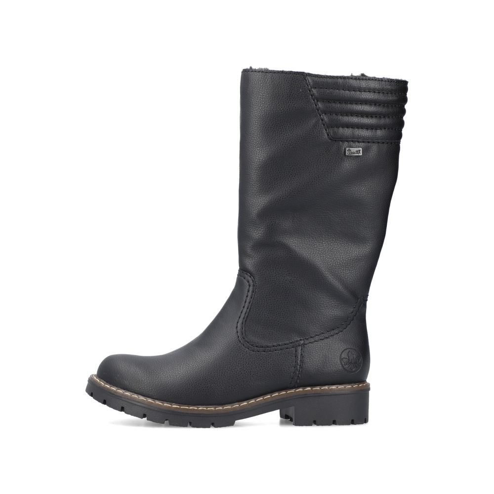 Rieker Women's High-Shaft Boots - Deep Black