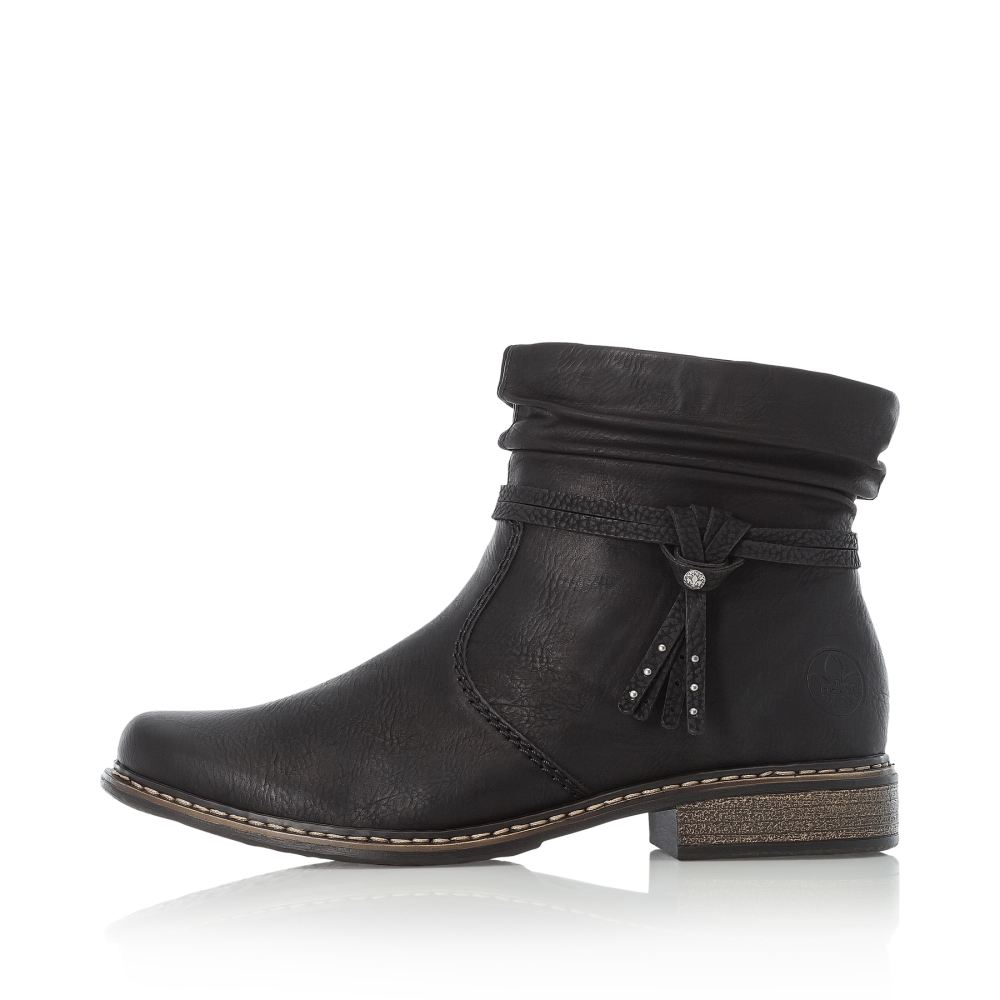 Rieker Women'sshort Boots - Deep Black