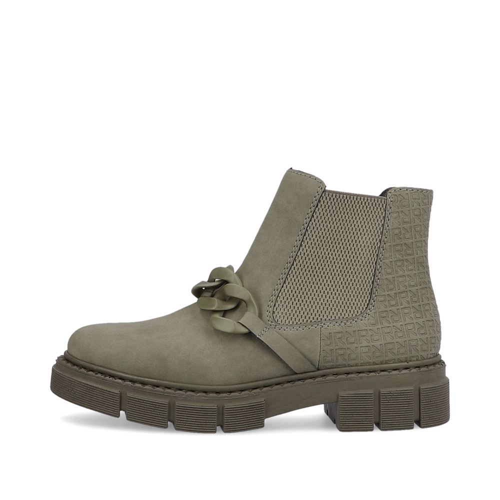 Rieker Women's Chelsea Boots Army Green