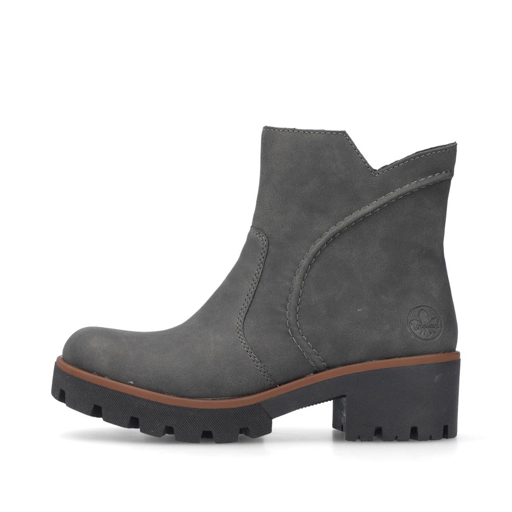 Rieker Women's Short Boots - Brown-Gray