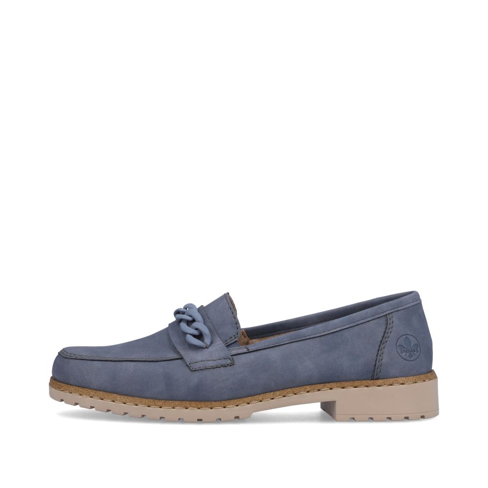 Rieker Women's Loafers Sky Blue