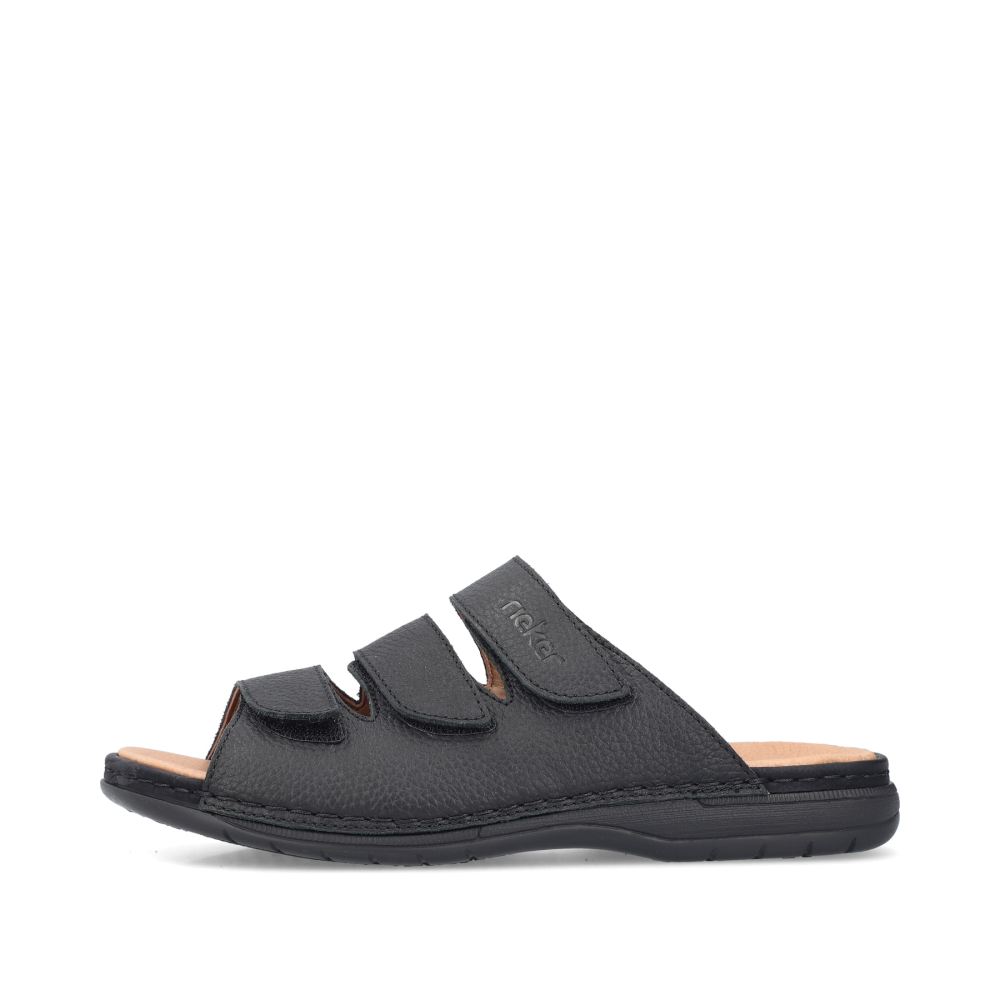 Rieker Men's Mules Black-Gray