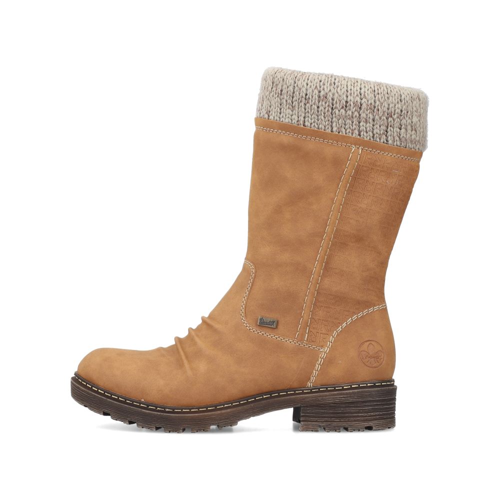 Rieker Women'scamel Brown Ankle Boots