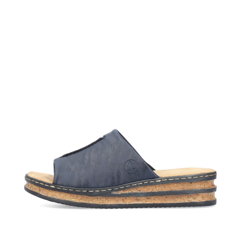 Rieker Women's Mules - Navy Blue