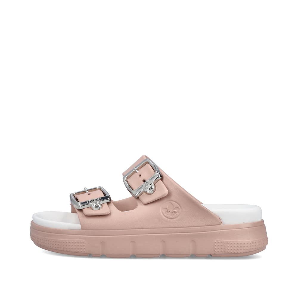 Rieker Women's Mules - Blood Pink
