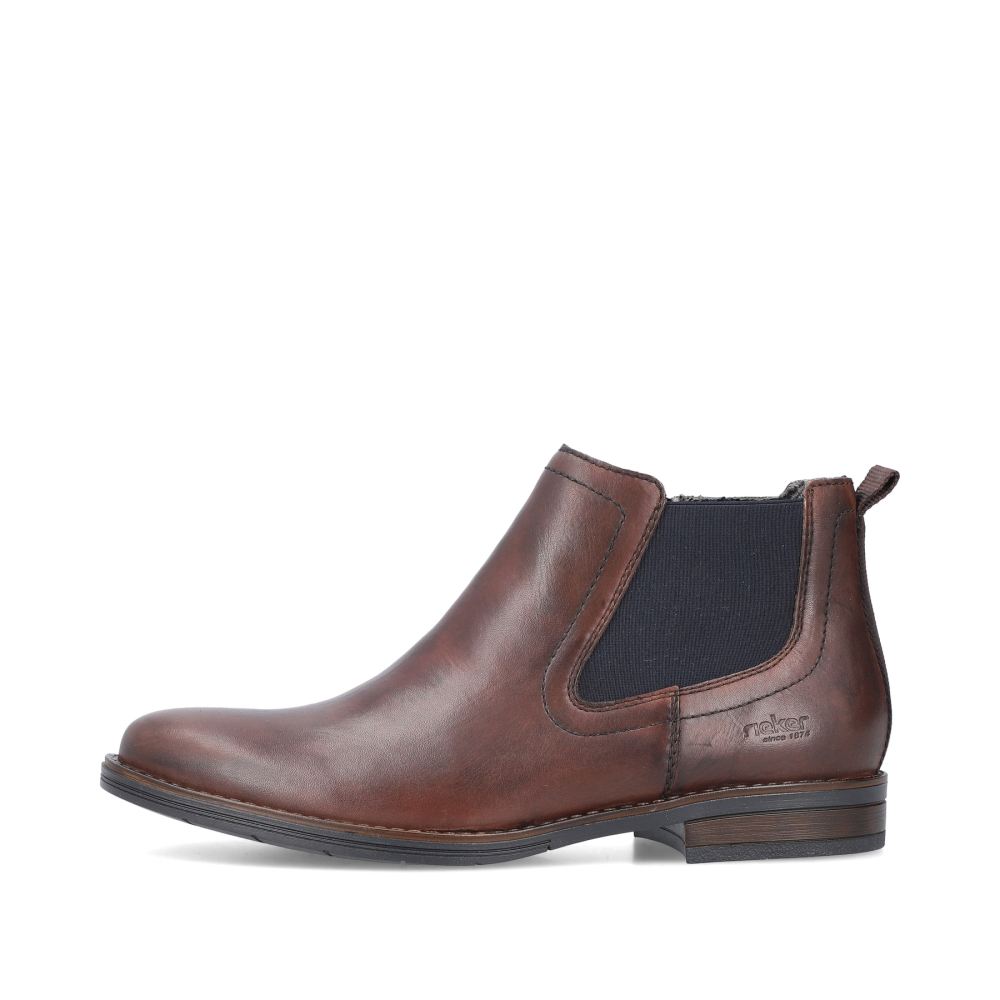 Rieker Men's Chelsea Boots - Chestnut Brown