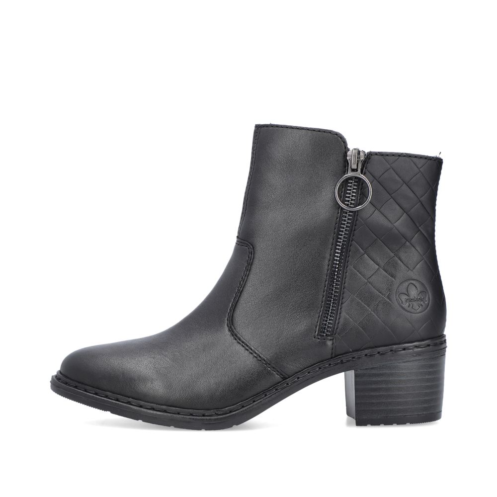 Rieker Women's Ankle Boots - Midnight Black