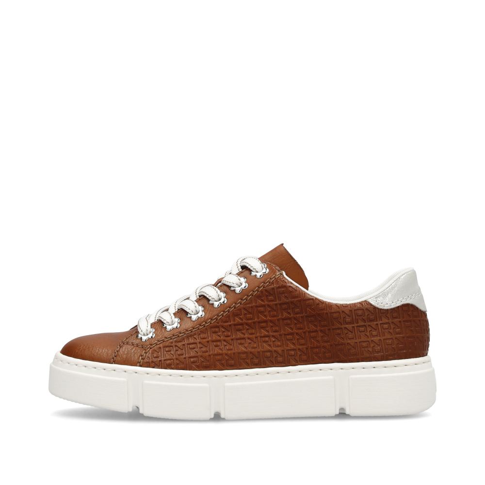 Rieker Women's Low-Top Sneakers - Wood Brown