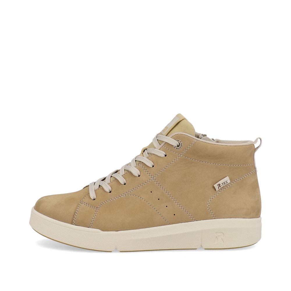 Rieker Evolutionwomen's High-Top Sneakers - Cream Beige