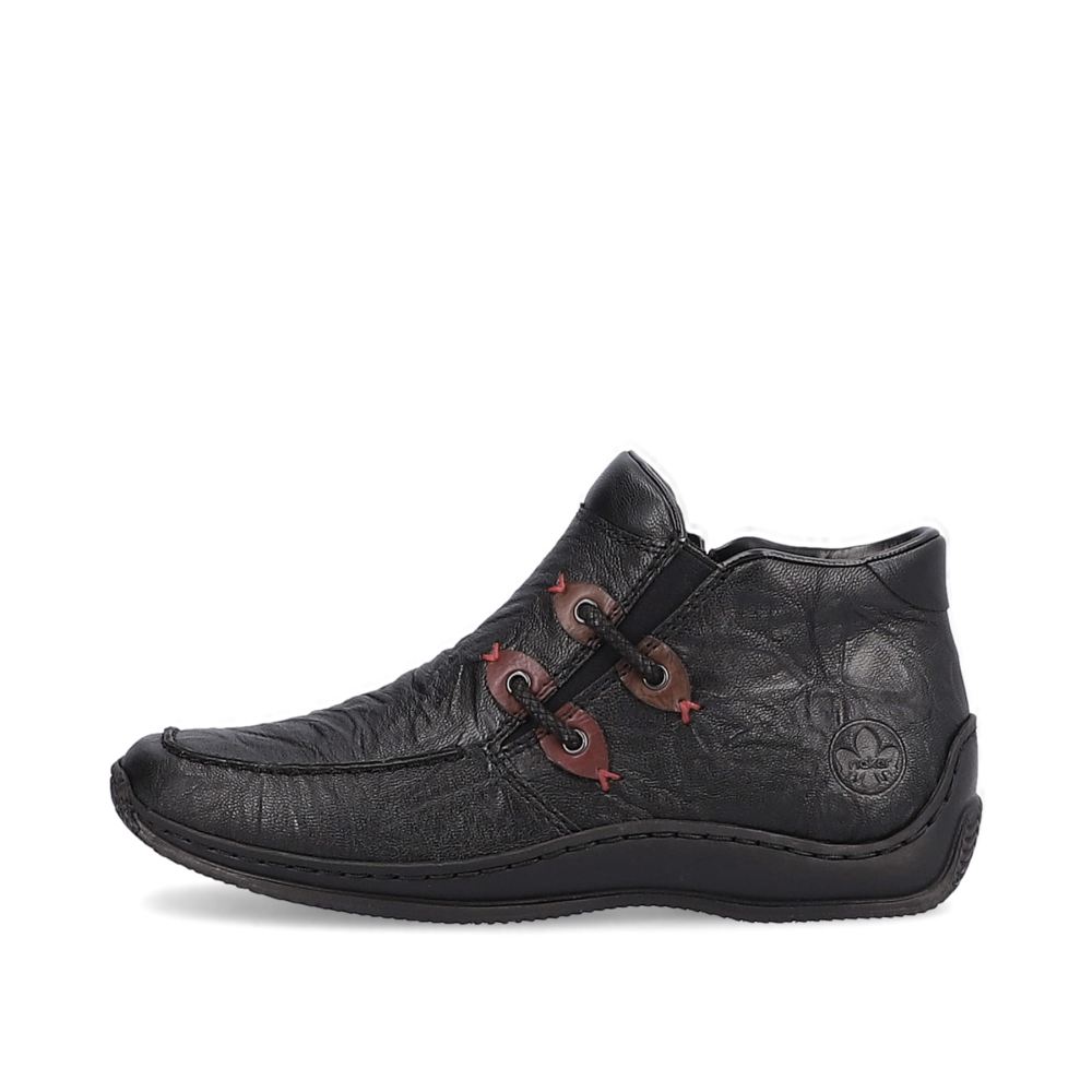 Rieker Women's Slippers - Asphalt Black