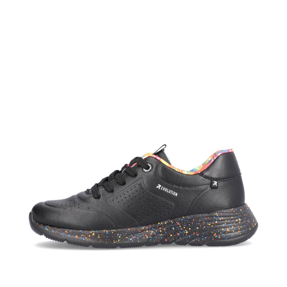 Rieker Evolution Women's Sneaker Low Urban-Black Rainbow