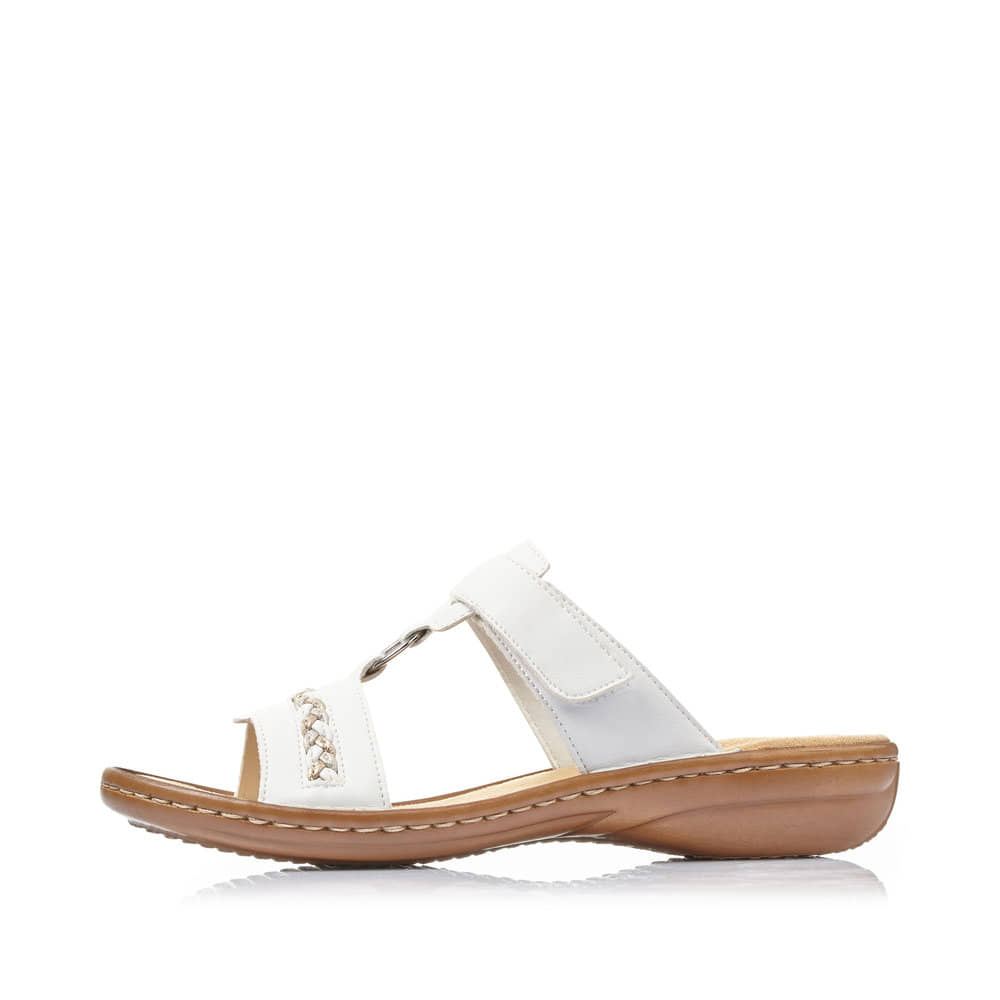 Rieker Women's Mules Crystal White