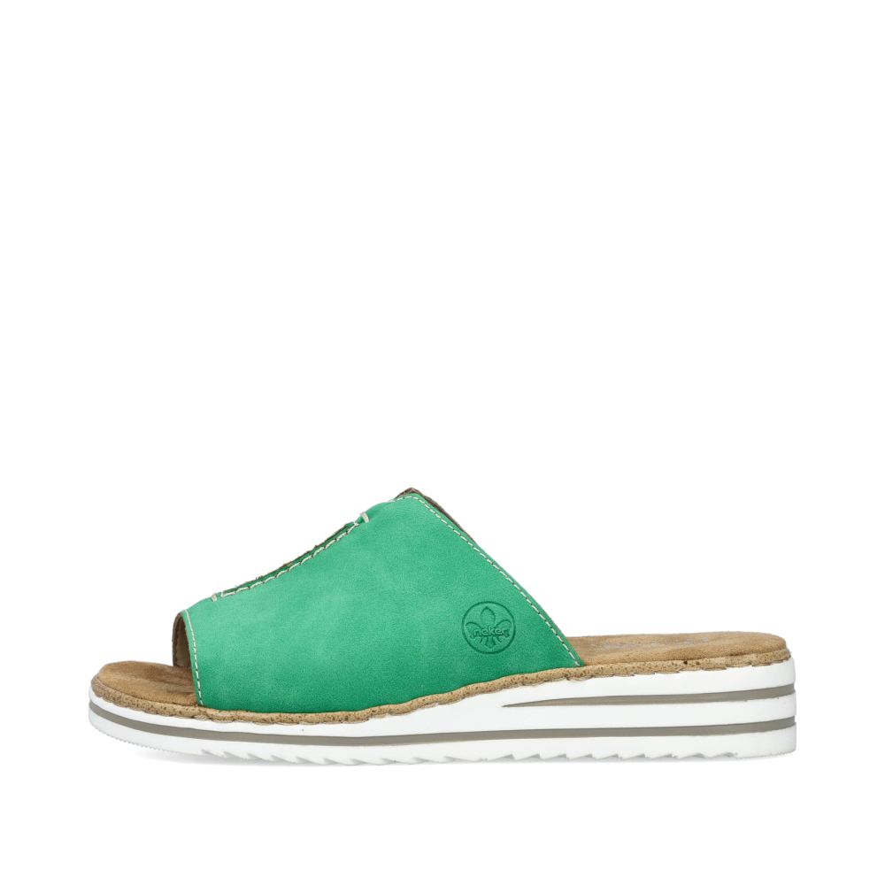 Rieker Women's Mules - Grass Green