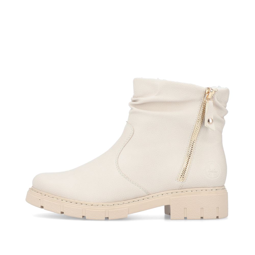Rieker Women's Ankle Boots - Light Beige