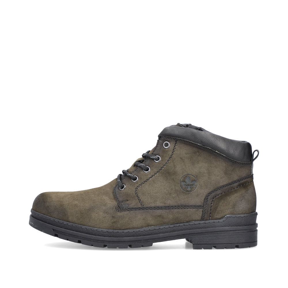 Rieker Men's Corded Boots - Khaki Green