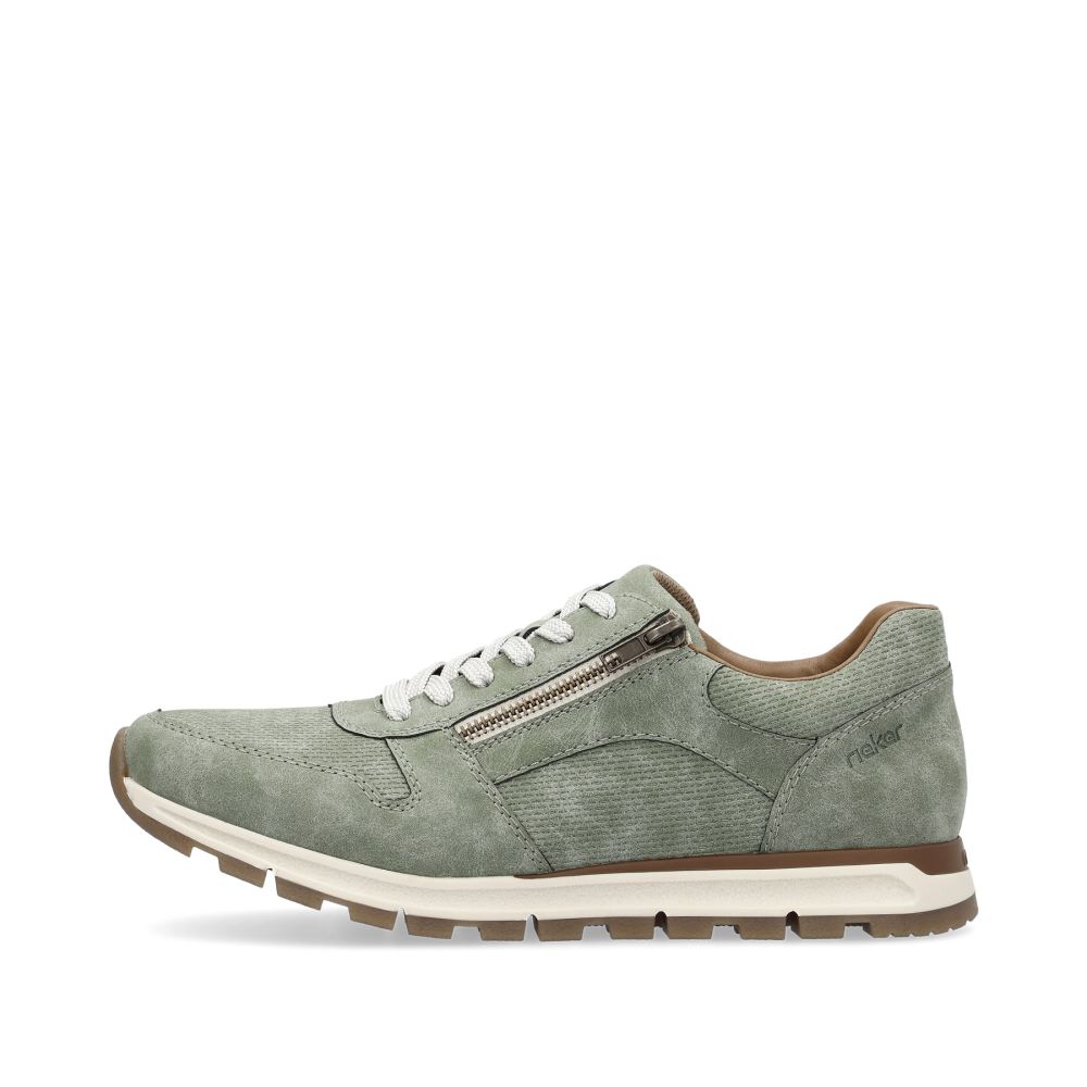 Rieker Men's Low Sneakers Green-Gray